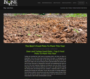 fall food plots hunting oppurtunities | Bone Collector