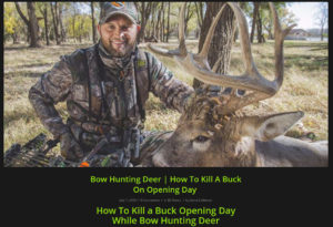 deer hunting out of state kill an opening day buck | Bone Collector
