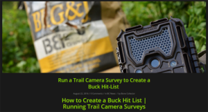 tips on scouting for deer in the post season bone collector